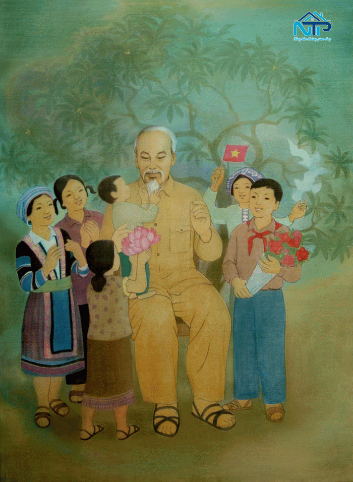 Bác Hồ luôn dành sự quan tâm, yêu thương tới mọi người nhất là các em nhỏ