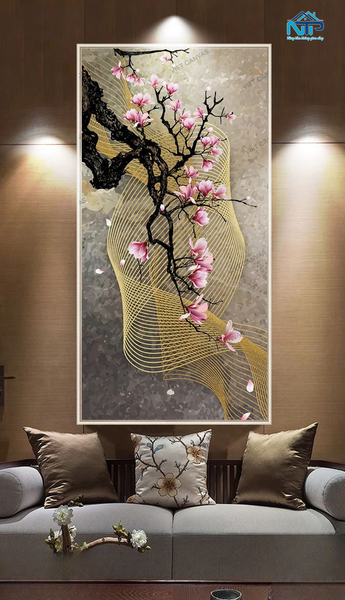 Mẫu tranh hiện đại sang trọng