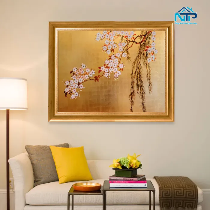 Tranh treo tường hoa đào