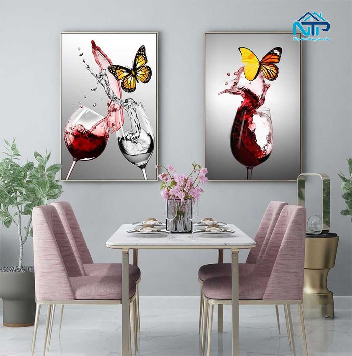BỘ 2 tranh phối màu độc đáo