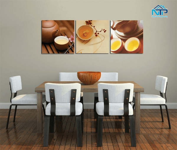 Chọn tranh treo tường phòng bếp phù hợp cho mọi gia chủ