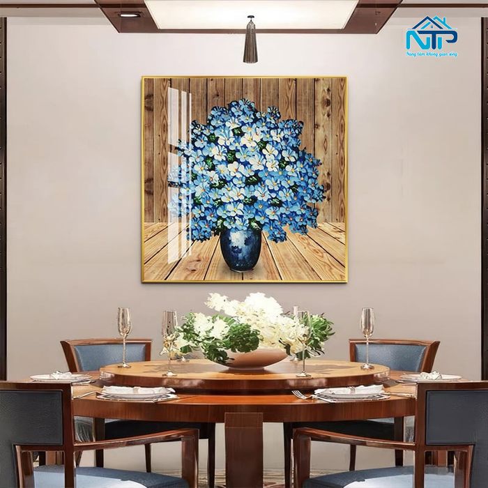 Mẫu tranh tráng gương cho không gian sang trọng